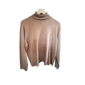 Orvis‎ cotton and cashmere blend turtleneck sweater in size XLP